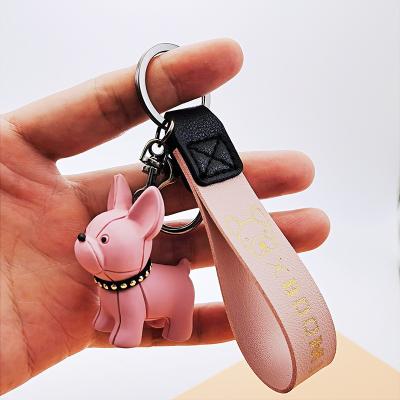 China Factory Eco Friendly Animal Bag Key Chain PVC Cartoon Keychain Professional Custom 3d Pendant Maker Gift for sale