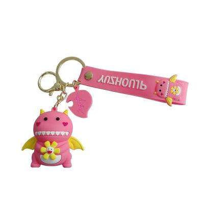 China custom made eco-friendly cartoon 3d pvc key chain personalized soft rubber promotional gifts all types of keychains for sale