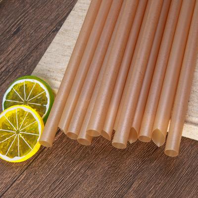 China Disposable 10% Off Natural Biodegradable Rice Drinking Straws Mix Color Sugarcane Bagasse Eco-friendly Straws for sale