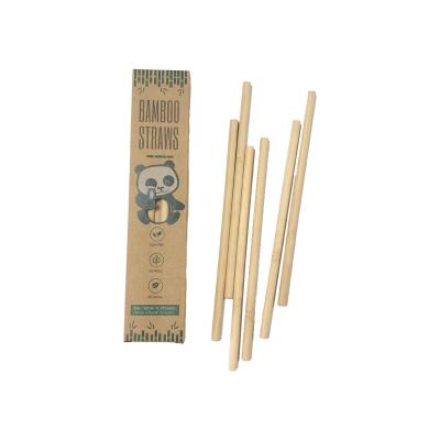 China Modern Natural Bamboo Straw Amazon Supplier No Plastic And Not Fly Bamboo Wooden Drinking Straws for sale