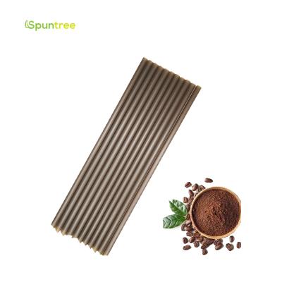 China Disposable Drinking Eco - Friendly Biodegradable Compostable Coffee Grounds Drink Straws for sale