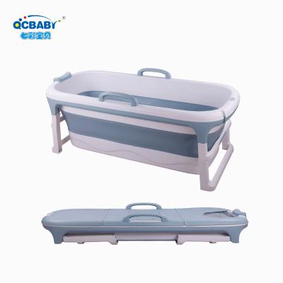 China OEM Folding Baby Bathtub Eco-Friendly Folding Bathtub Plastic Foldable Baby Bath Tub for sale