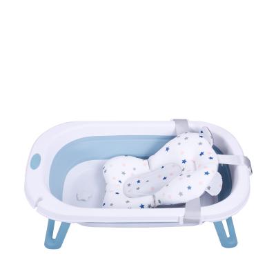 China Bath Factory Wholesale Bathtub Folding Kids Adult Foldable Tub Children's Bath Seat For Baby for sale