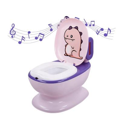 China 2021 New OEM Kids Eco-friendly Non-Toxic Height Simulation Plastic Baby Potty Training Seat, Latest Travel Baby Plastic Potty Chair for sale