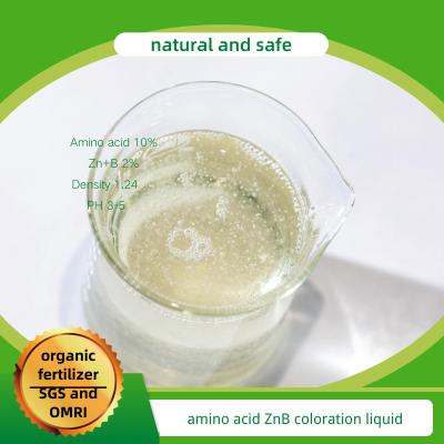 China Amino Acid Zinc Boron Coloring Converting Organic Functional Fertilizer For Plant Fruits for sale