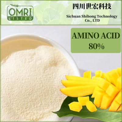 Cina Fertilizzante in polvere di amminoacidi naturali 80% di fertilizzante organico biologico dalle piante in vendita