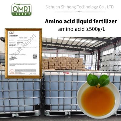 China High Nitrogen Vegetable Amino Acid 50% Organic Liquid Fertilizer For Vegetable Garden for sale