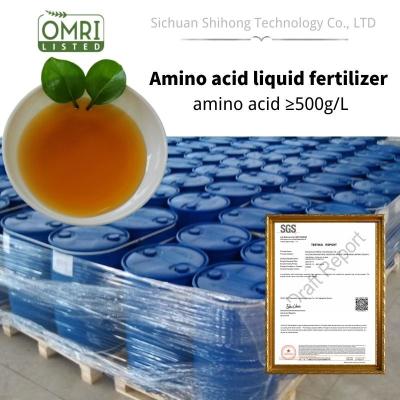 China OMRI List Soy Protein Enzymatic Amino Acids 8-0-0 Crop Fertilizer Organic Nitrogen for sale