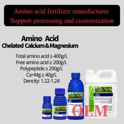 China Agricultural Foliar Fertilizer Amino Acid Chelate Calcium Magnesium Liquid for sale