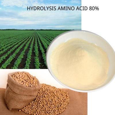 China Hydrolysis Animal Amino Acid Powder 80% Water Soluble Fertilizer N14 For Plants for sale