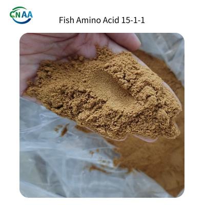 중국 Ph5-7 Amino Acid Powder Fertilizer Fish Flavor 12% Free Amino Acid Organic N-Fertilizer 판매용