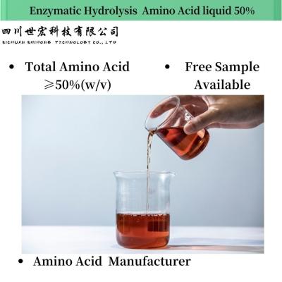 China Soya Based Enzymatic Hydrolysis Amino Acid Liquid 50% Organic Nitrogen 8-0-0 for sale