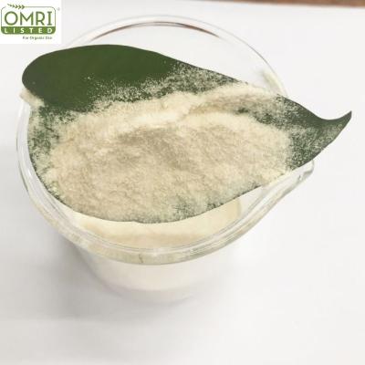 China OMRI Amino Acid 80% Organic Nitrogen 16% Yellow Powder Raw Material For Fertilizer for sale