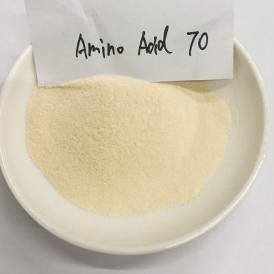 China Light Yellow 70% Amino Acid 12% Organic Nitrogen Fertilizer for sale