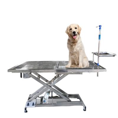 China Chinese Foldable Veterinary Surgery Table For Clinic Examination With Electric Operation for sale