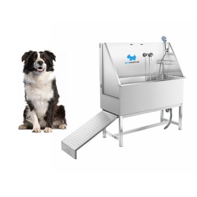 China Of Sustainable Manufacture Petsproofing Pet Grooming Dog Sink 304 Stainless Steel Medical Chinese Pet Bathtub Cleaning And Grooming Products for sale