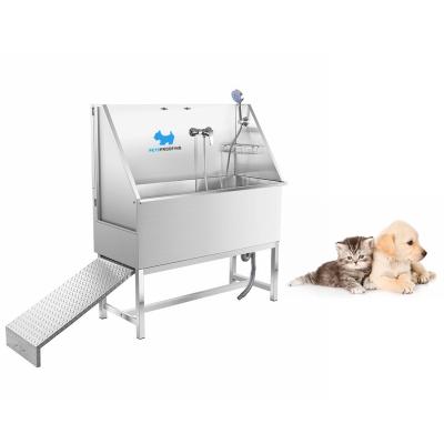 China Petsproofing Dog Tub Fiberglass Tub Dog Grooming Bathtub Clinic Viable Luxury Electric Lift Veterinary Equipment for sale