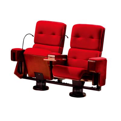 China Folding Chair Seat Home Theater Seating VIP Movie Cinema Auditorium Conference Hall Chair for sale