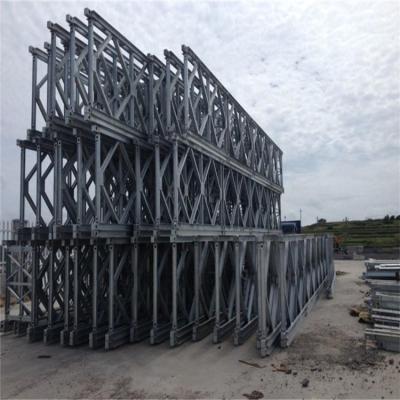 China Puentes de acero prefabricados temporales pintados de puente colgante de Bailey Q345B en venta