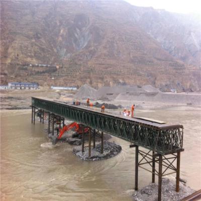 China Fácil monte el puente de acero temporal del uso de la emergencia del puente pontón de flotación en venta