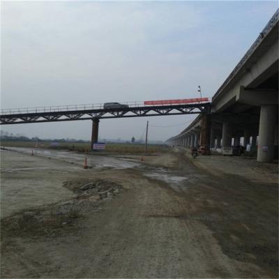 China Pontes de aço pré-fabricadas modulares da ponte de pontão da flutuação do uso da construção à venda