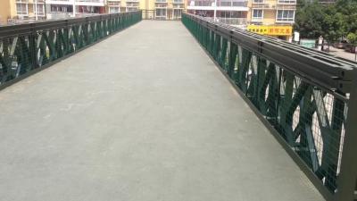 China Decking de acero acanalado modular del puente, componentes pintados antioxidantes del puente de Bailey en venta