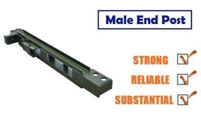 China Bailey Steel Bridge Component End Post , Easy Install Suspension Bridge Components for sale