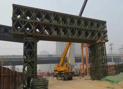 China Temporary Steel Bailey Bridge Versatility DD Type Military Mobile Bridge for sale