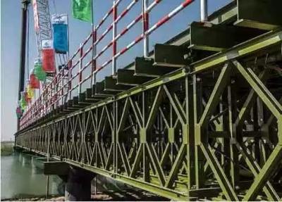 China Temporary Steel Bridge Painted / Hot Dip Galvanized Prefabricated Foot Bridge for sale