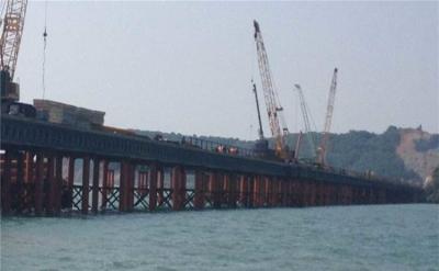 China Overseas Bridge Building Temporary Construction Bridge Prefabricated Steel Bridge for sale