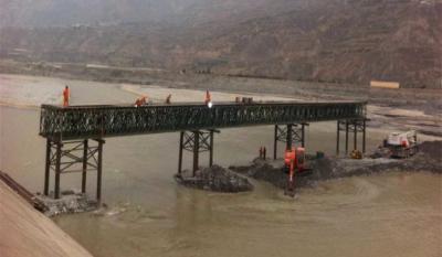 China Pins Connect Temporary Military Bridges 45 Meter Span Incrementally Launched Bridge for sale