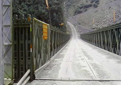 China Hot Dop Galvanized Mabey Compact 200 Bridge Double Lane HD200  Bailey Suspension Bridge for sale