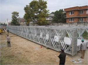 China Galvanized Military Floating Bridge Highly Mobile Army Temporary Bridge for sale