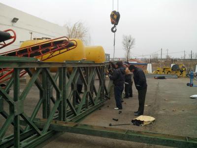 China Uso provisório de aço verde antiferrugem da plataforma de ponte para a plataforma da construção à venda