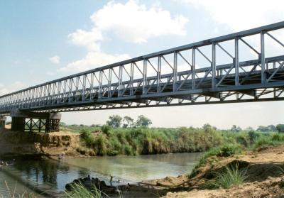 China Modular Recyclable Temporary Construction Bridge Over Sea With Anti - Rust Painted for sale