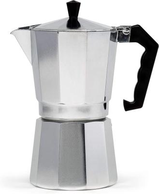 China Stovetop Espresso and Coffee Maker Percolator Coffee Pot Moka Pot Stocked Coffee Maker for sale