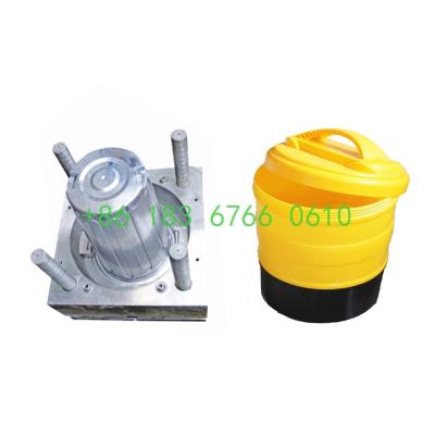 China Injection Plastic Parts Factory Custom Design Economy Price High Quality Plastic Injection Bucket Mold for sale