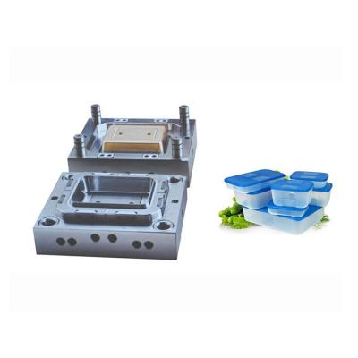 China Food Grade STEEL Injection Mold For Plastic Lunch Box Mold for sale