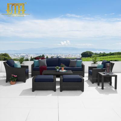 China Modern Garden Sets Outdoor Furniture Rattan Wicker Sofa Set for sale