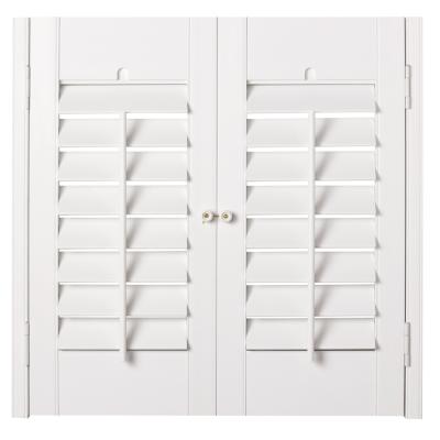 China Top10 Best Quality Anti-UV Best Selling Low Price Customized White Coated Ready Made Shutters for sale