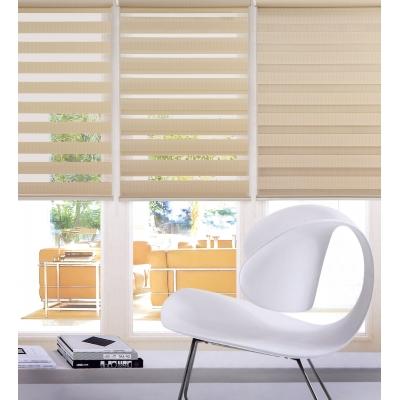 China Promotional Venetian Windows Roller Shades Roller Zebra Blinds For Somfy Motor for sale