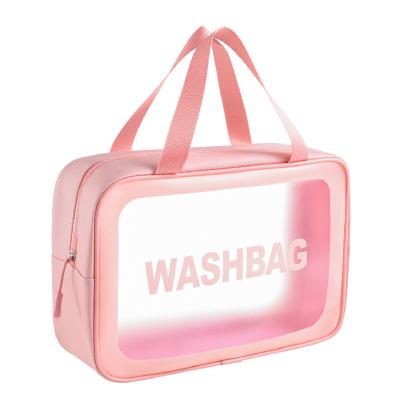 China Handled Luxury PU Cosmetic Bag Suitable Quality Price Guaranteed Travel for sale