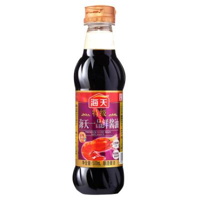 China Liquid Food Seasoning China factory wholesale premium YiPinXian Haitian non-GMO soybean soy sauce for sale