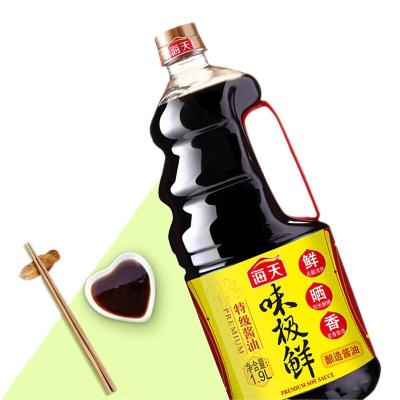 China Liquid Food Seasoning High quality raw materials haday premium 1.9LHaday soy sauce dark soy sauce for sale