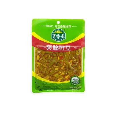 China Cowpea Factory Wholesale Jixiang Ju crispy cowpea 106G  Mustard  spicy flavour for sale