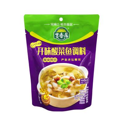 China Fresh 2022Factory Wholesale Jixiangju open flavor pickled cabbage fish seasoning 320G 	 seasonings & condiments for sale