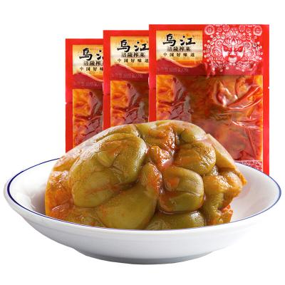 China Salty fragrance Wujiang Fuling mustard fresh and cool vegetable core 300g bag crispy side meal with open taste pickles for sale