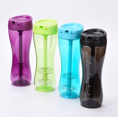 China Viable Custom Plastic Protein Powder Shaker Bottle Eco Mix Private Label Eggnog Mixer Blender Clear Protien Portable Shakers for sale