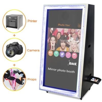 China 32 Inch Interactive Touch Screen Lcd Mirror Display Photo Booth Sheet Metal Shell for sale