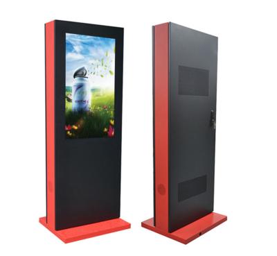 China Verticle Outdoor LCD Digital Signage Advertising Player 2000cd/m2 Brightness for sale